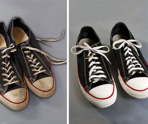 cleaning converse rubber sneakers.